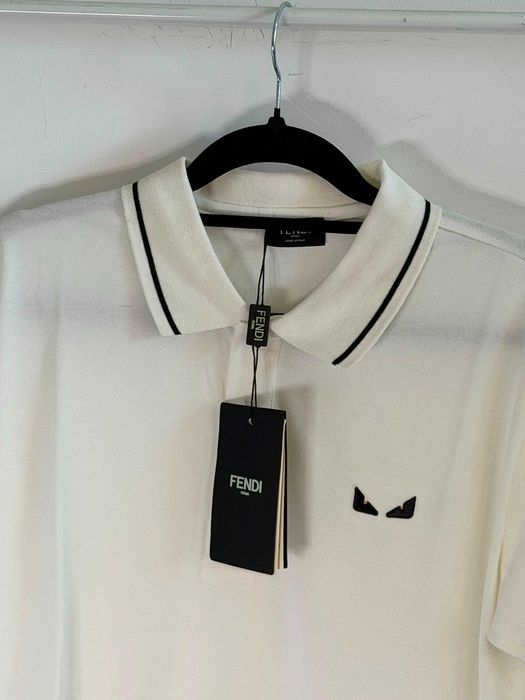 Tricou FENDI alb marimea L