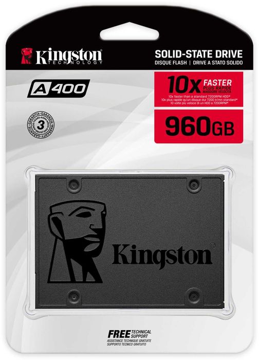Продавам SSD Kingston A400 2.5 960GB SATA3 Чисто Нов с ГАРАНЦИЯ
