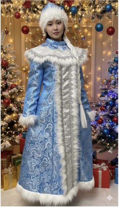 Костюм Снегурочка + волосы в подарок