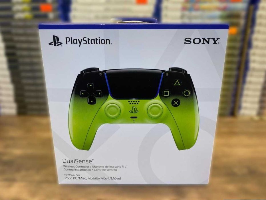 Новый PS5 Геймпад DualSense Remix Green/ Джойстик Зеленый Ремикс Пс5