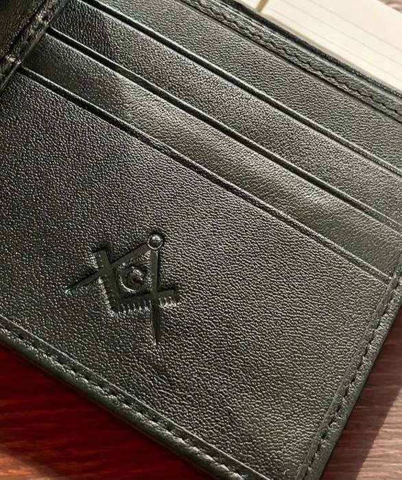 Portofel masonic piele nou
