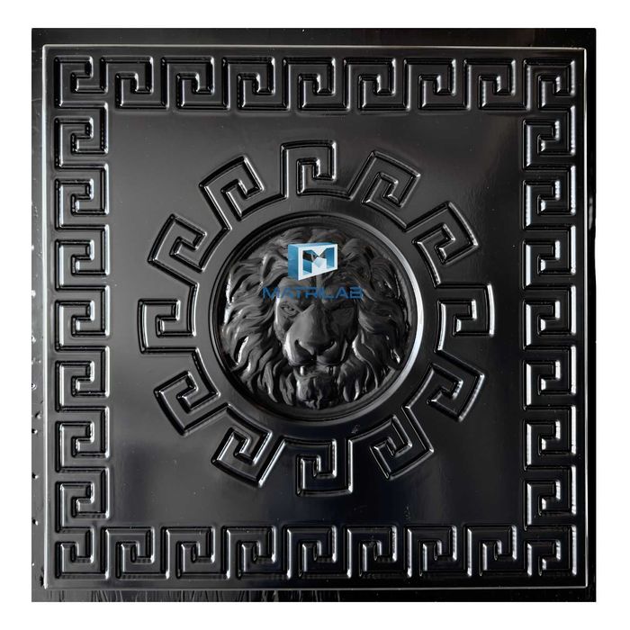 Matrite panouri 3D medalioane leu si Versace bitcoin