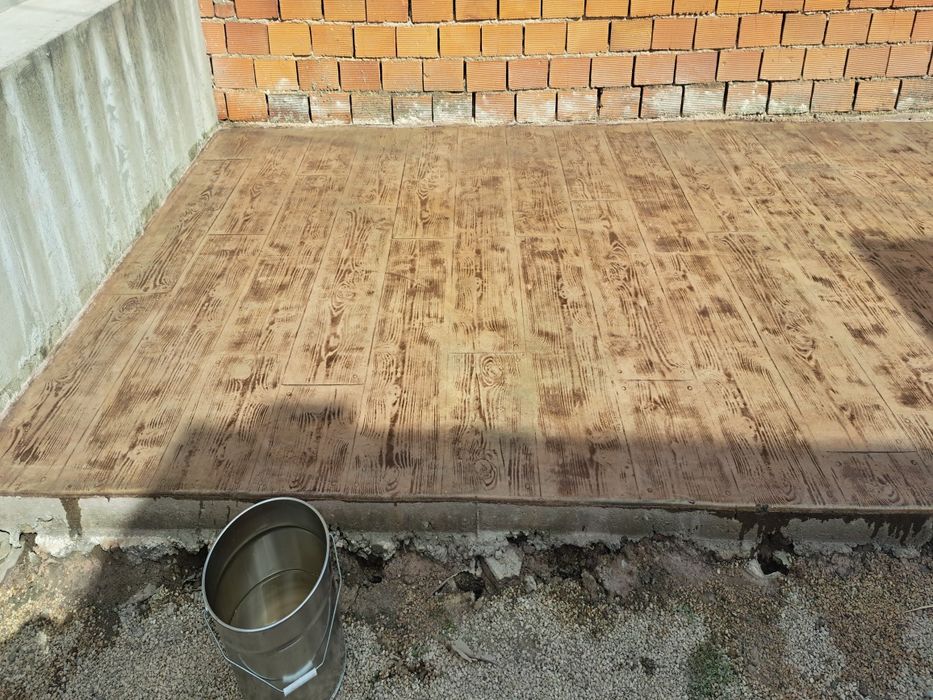 Щампован бетон .