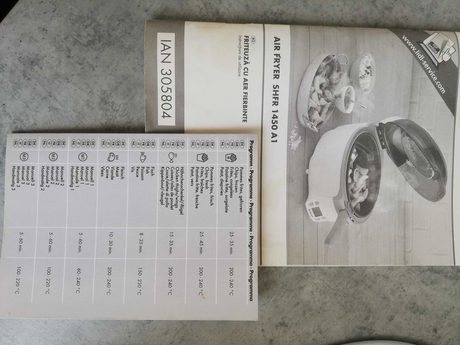 Friteuza cu aer cald