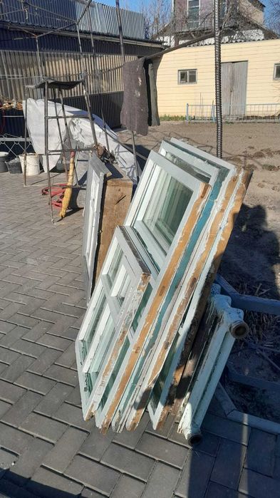Окна - окно б\у деревянные