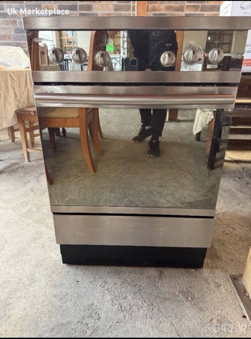 Иноксова готварска печка със керамични котлони Gram