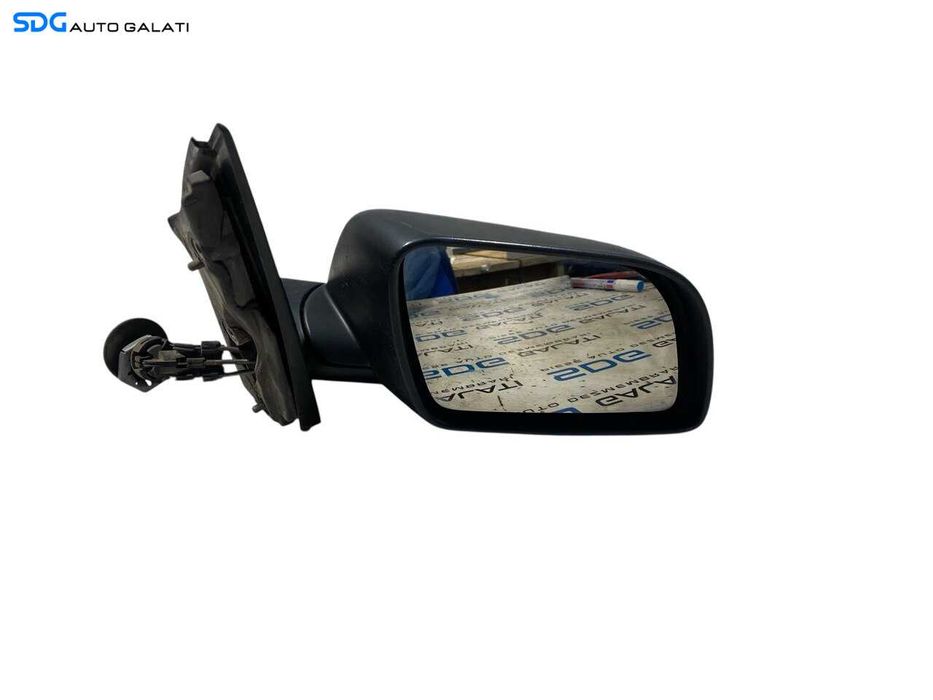 Oglinda Dreapta Manuala Volkswagen Polo 9N 2002 - 2009 Cod 600857934 Culoare neagra [L6459]