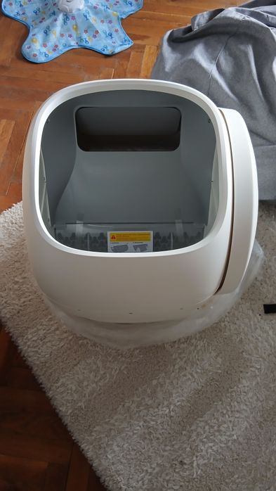 UBPet C20 интелигентна самопочистваща се котешка тоалетна, бял