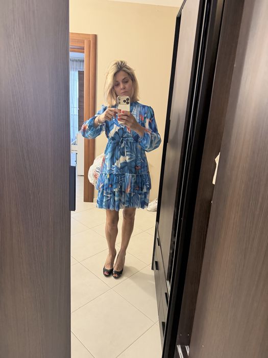 Рокля лятна синя