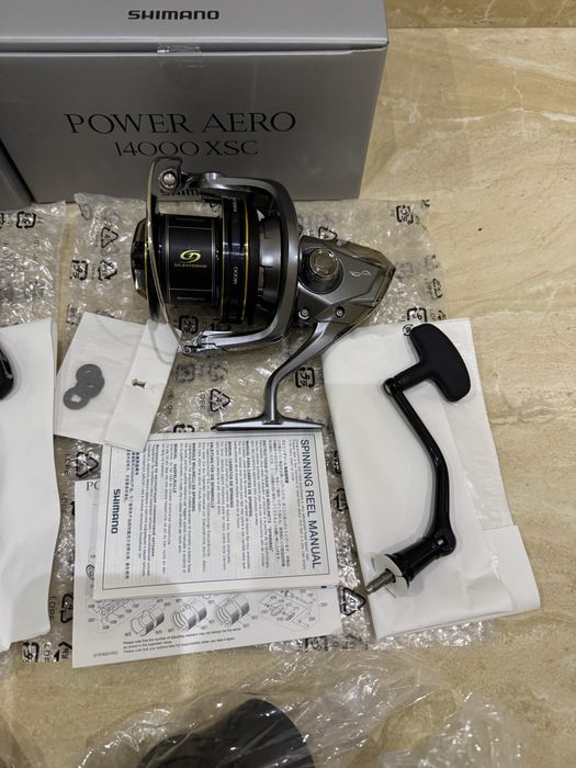 Чисто нови! 3 бр. Shimano Power Aero 14000 XSC