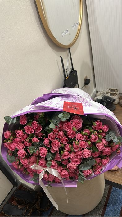 Букет цветы роза