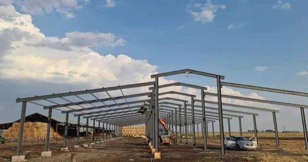 Vând hale structuri metalice, construim si montam la fata locului