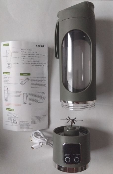 Преносим блендер, със зарядно