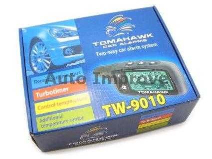 Alarma auto TOMAHAWK TW-9010 cu pager si pornire motor