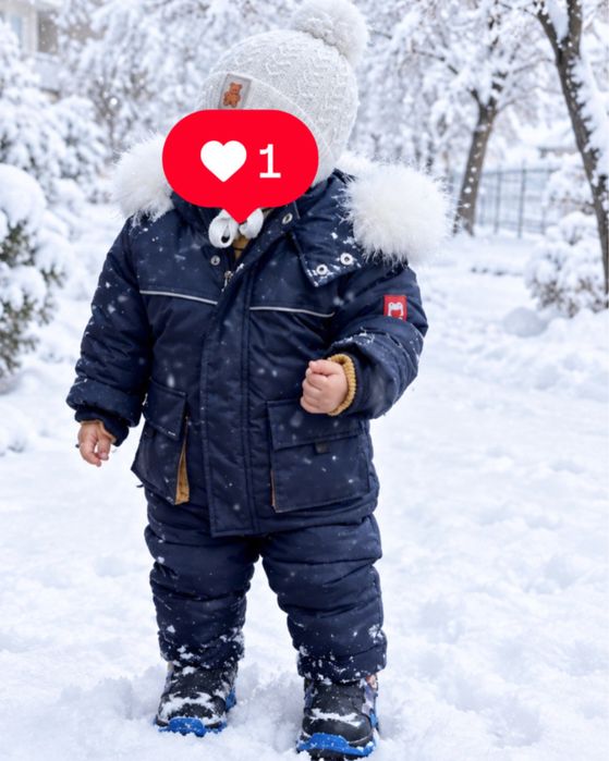 Детский зимний комбинезон