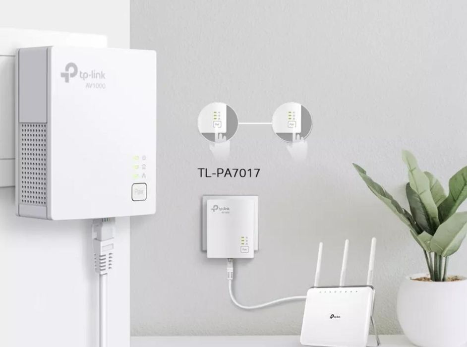 TL-PA7017 KIT. Репитер интернет передается по эл. проводам