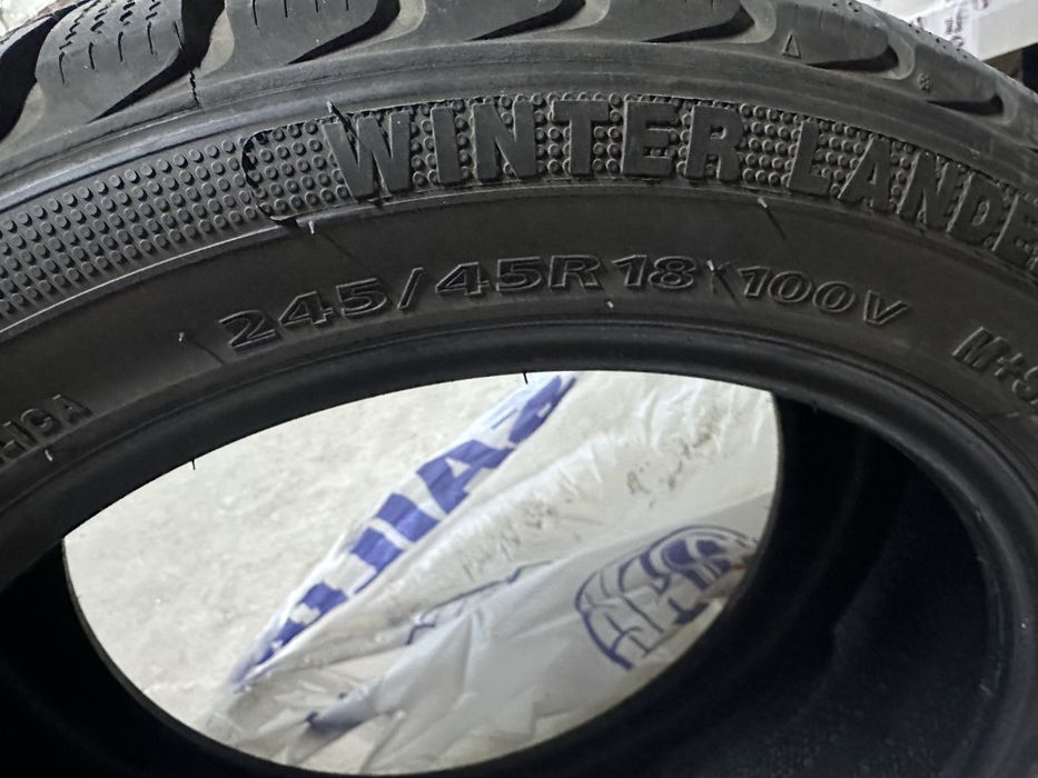 Автошины зимные б/у