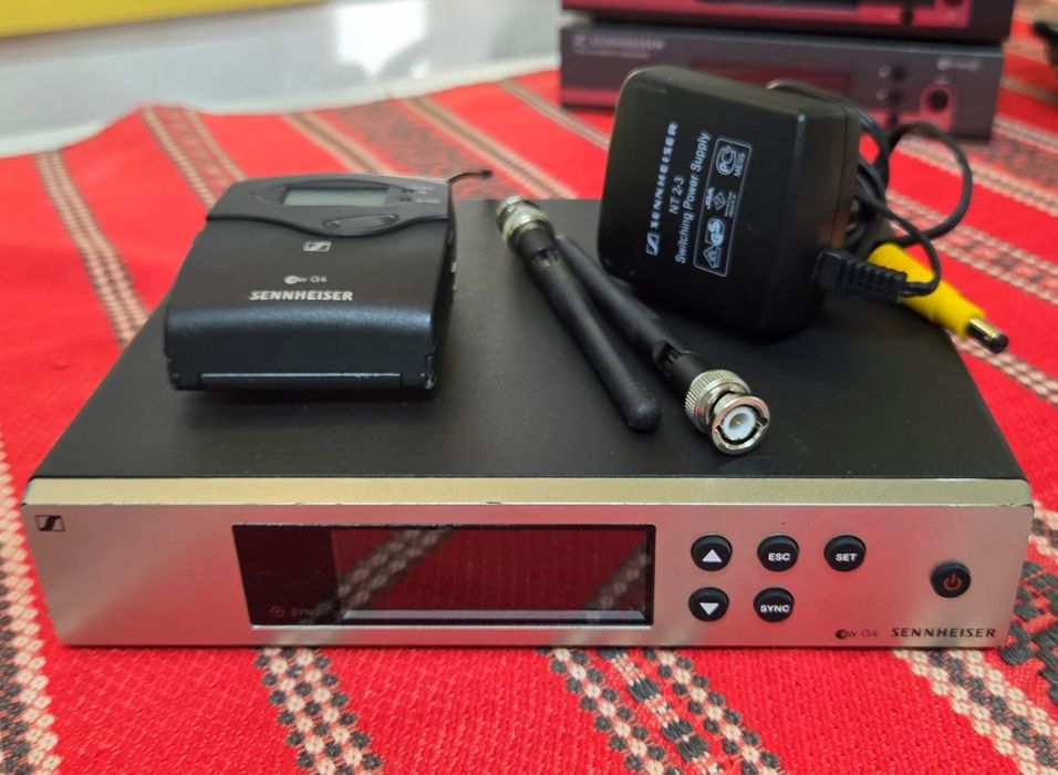 Sennheizer G3 , G4 receiver emitator, microfon, headset, lavaliera. Receiver g3 range C 734-776