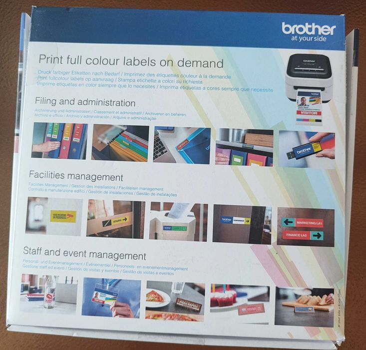 Етикетен принтер Brother VC-500W цветен