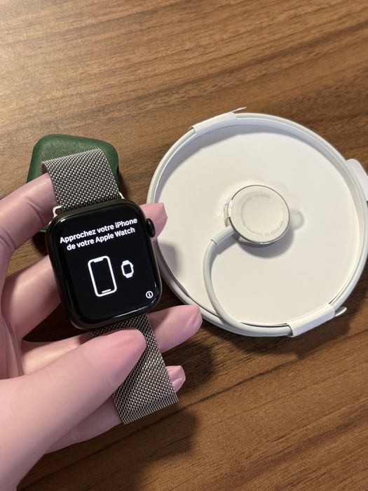 Apple Watch Seria 7 Aluminium&Ceramic / 45 mm / GPS / Green / Nou