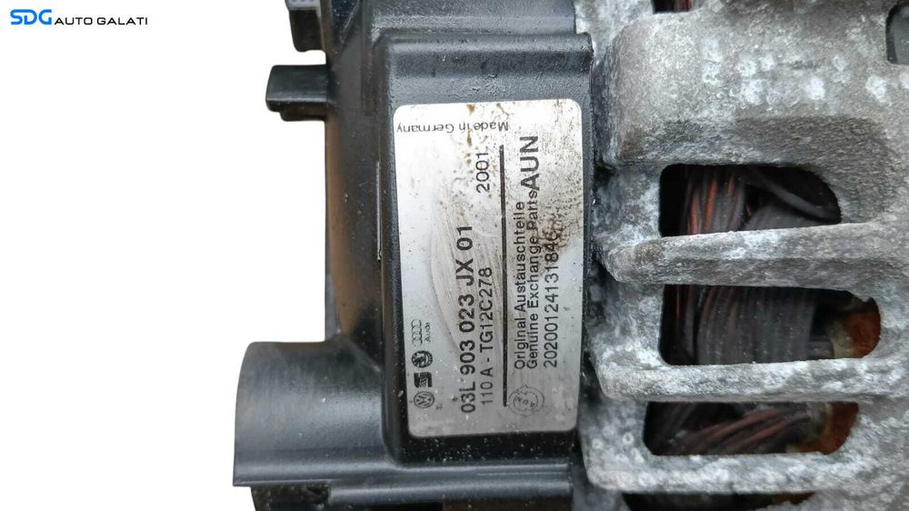 Alternator Valeo 110A Skoda Kodiaq 2.0 TDI CXMA DFGA DBGC DTSB 2016 - Prezent Cod 03L903023J 03L903023JX [M8385]