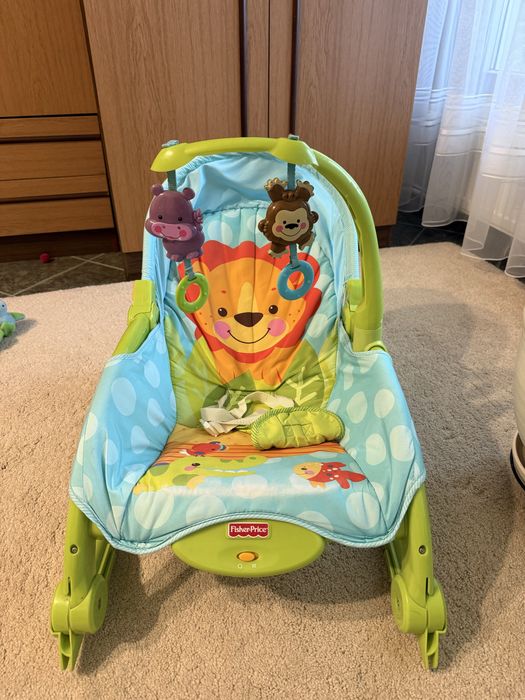 Fisher price вибриращ стол и люлка