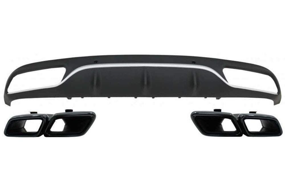 Difuzor Bara Spate si Tobe Mercedes C-Class C205 (2014-up) C63 Design