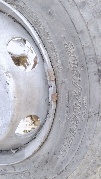 Колесо с диском и без