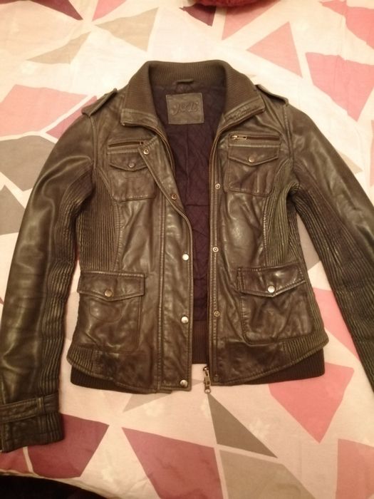 Дамско яке естествена кожа