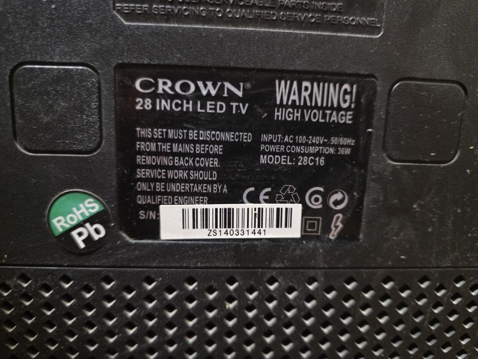 Телевизор Crown LED 28"