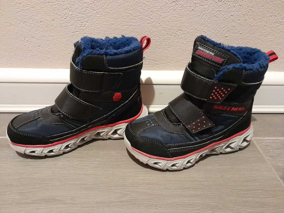 Ghete/cizme iarna SKECHERS ADVENTURE luminite, marimea 29