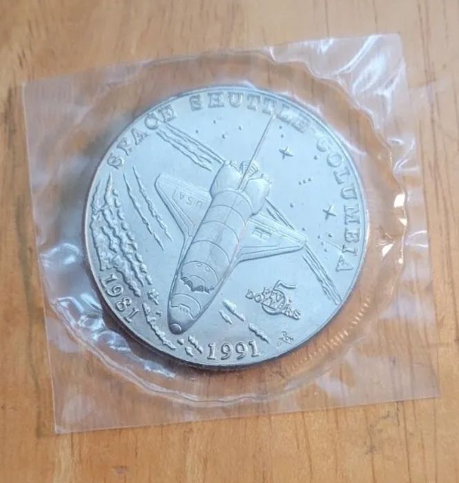 Монета 5$, Маршалловы острова.