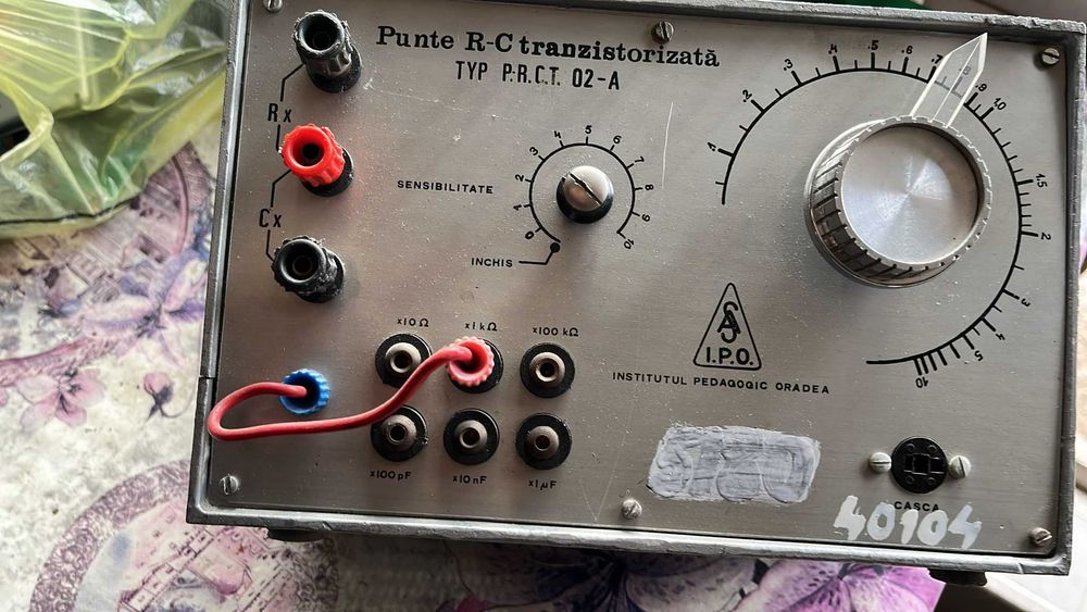 Punte de măsură R-C tranzistorizată! - P.R.C.T. 02-A
