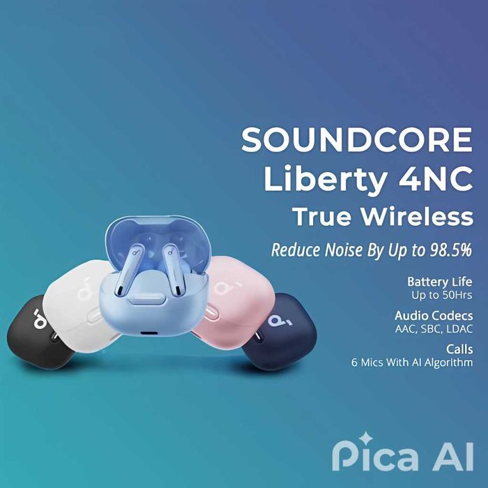 SoundCore Liberty 4 NC — TWS-наушники с 98.5% ANC. Есть доставка