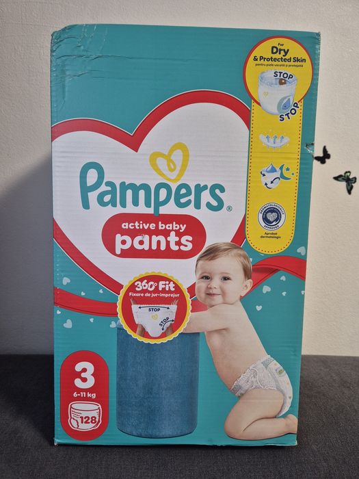 Scutece chilotei Pampers nr. 3, 128 buc