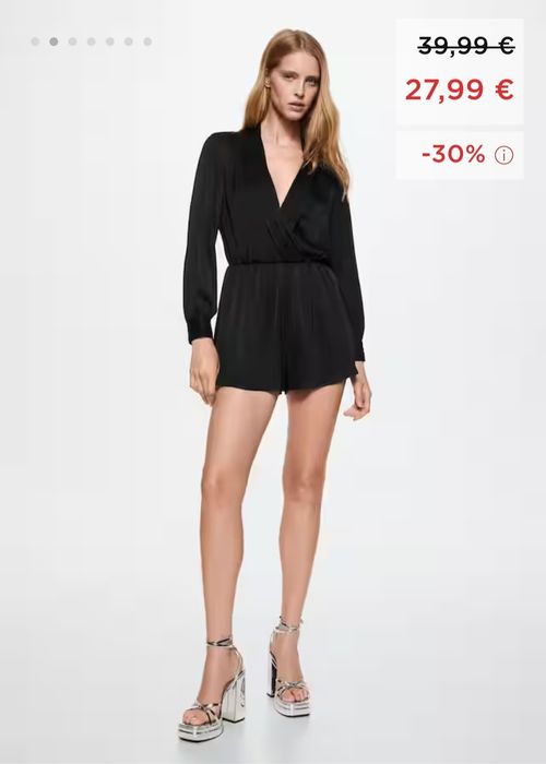 Сатенен гащеризон от Манго/Mango M и L размери