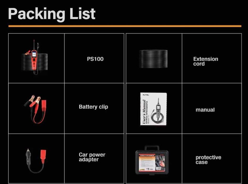 Autel PS100 тестер цепей. (контролька)