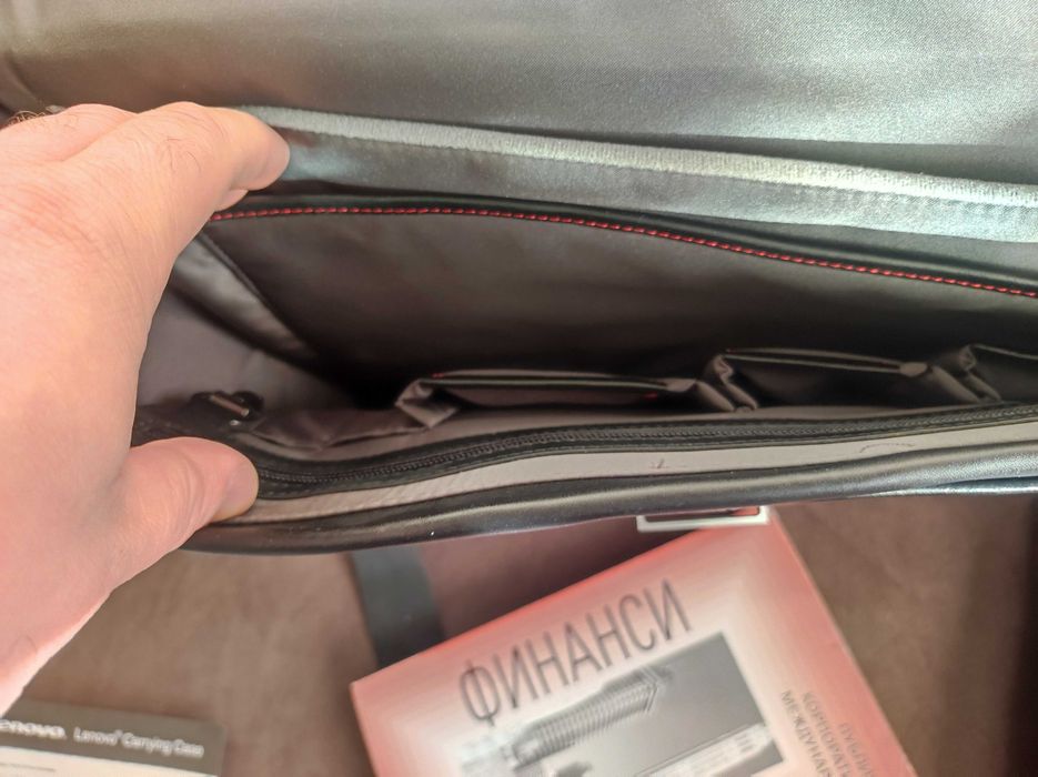 Нова кожена адвокатска чанта с доживотна гаранция