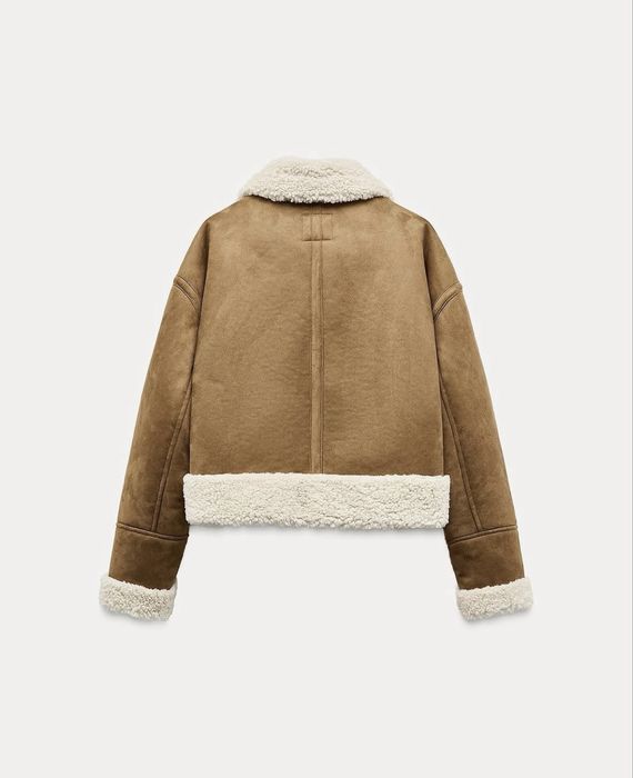 Дубленка zara 44