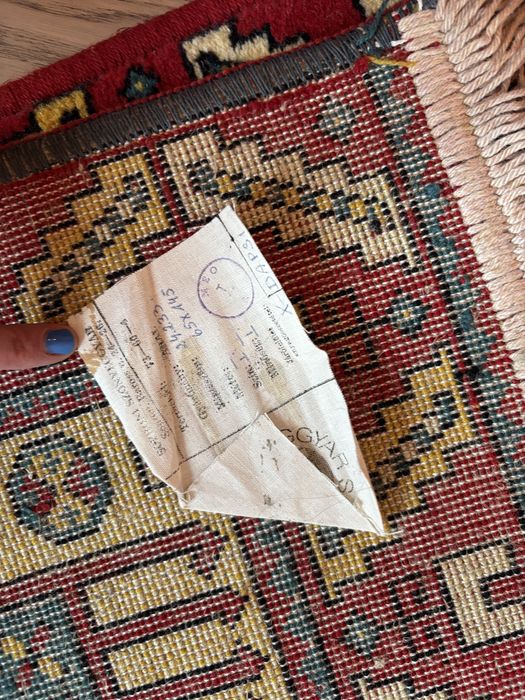 Вълнен винтидж килим пътека 70/160 тип чипровски