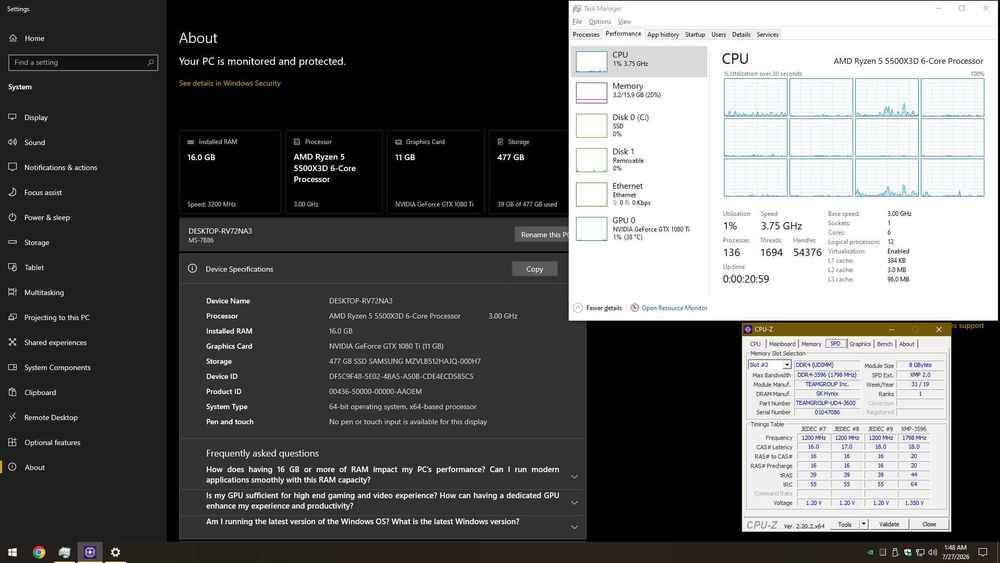 Геймърски компютър RyzenX3D