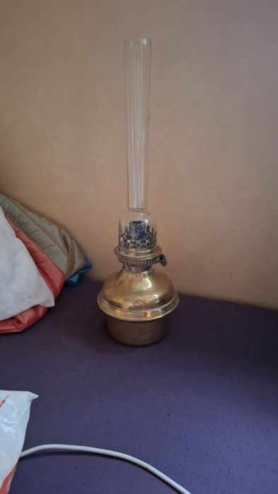 Газена лампа месингова