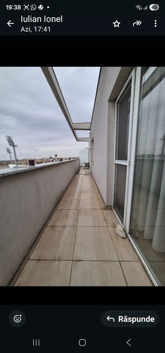 Ofer spre închiriere ap penthause Ared Uta cu orientare spre stadion