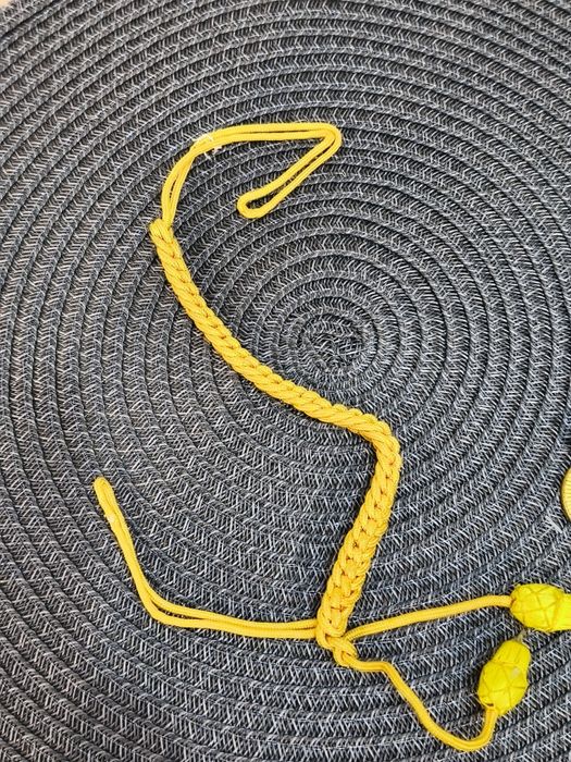 Șnur galben de comandant detașament din Comunism