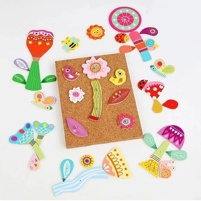 Деревянная мозайка-конструктор