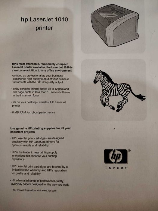 Продам лазерный принтер HP LaserJet 1010