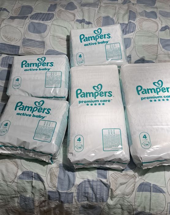 Pampers N4 Active Baby 90бр
