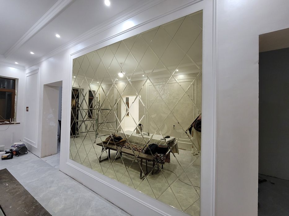 Rombik mozayka oynalar taxlab beramiz