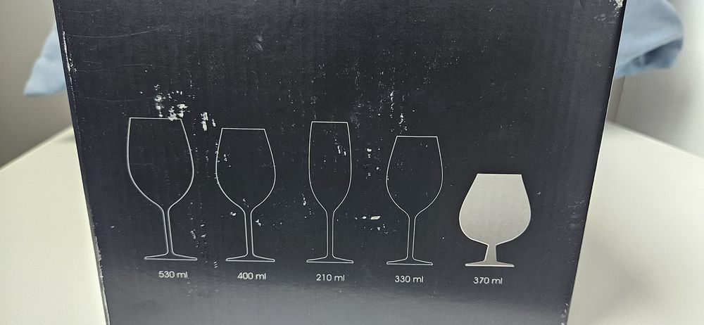 Set de 6 pahare pentru coniac, capacitate 370ML