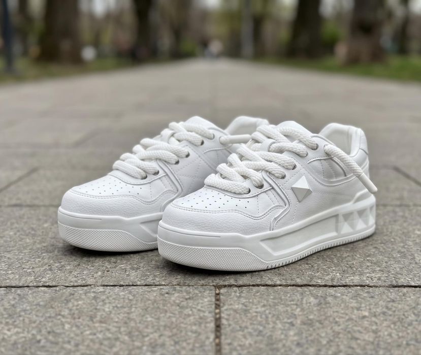 Adidasi Valentino Garavani Alb - Full White